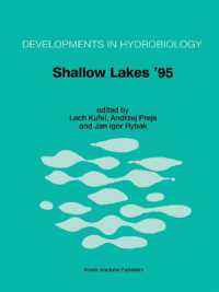 Shallow Lakes '95 : Trophic Cascades in Shallow Freshwater and Brackish Lakes (Developments in Hydrobiology)