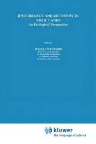 Disturbance and Recovery in Arctic Lands : An Ecological Perspective (NATO Science Partnership Subseries: 2)