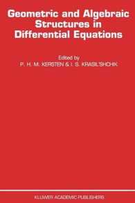 Geometric and Algebraic Structures in Differential Equations