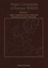 Major Companies of Europe 1990/91 : Volume 1 Major Companies of the Continental Europe Economic Community