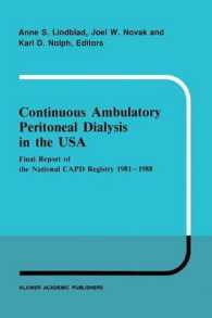 Continuous Ambulatory Peritoneal Dialysis in the USA : Final Report of the National CAPD Registry 1981-1988 (Developments in Nephrology)