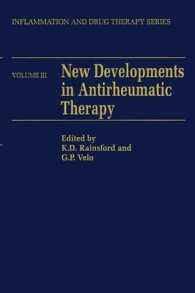 New Developments in Antirheumatic Therapy (Inflammation and Drug Therapy Series)