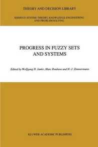 Progress in Fuzzy Sets and Systems (Theory and Decision Library D:)