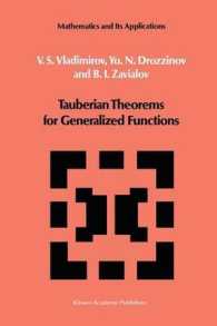 Tauberian Theorems for Generalized Functions (Mathematics and its Applications)