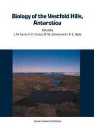 Biology of the Vestfold Hills, Antarctica : Proceedings of the symposium, Hobart, August 1984 (Developments in Hydrobiology)