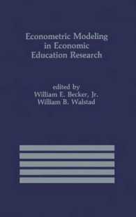 Econometric Modeling in Economic Education Research (International Series in Economic Modelling)
