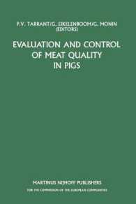 Evaluation and Control of Meat Quality in Pigs : A Seminar in the CEC Agricultural Research Programme, held in Dublin, Ireland, 21-22 November 1985 (Current Topics in Veterinary Medicine)