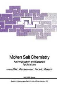 Molten Salt Chemistry : An Introduction and Selected Applications (NATO Science Series C)