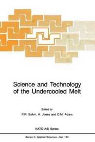 Science and Technology of the Undercooled Melt : Rapid Solidification Materials and Technologies (NATO Science Series E:)