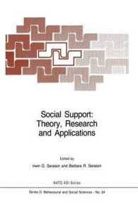 Social Support: Theory, Research and Applications (NATO Science Series D:)