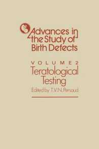 Teratological Testing (Advances in the Study of Birth Defects)