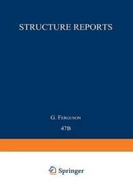 Organic Indexes : Subject/Formula Indexes (1913-1980), Author Index (1971-1980) (Structure Reports B)