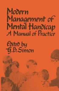 The Modern Management of Mental Handicap : A Manual of Practice
