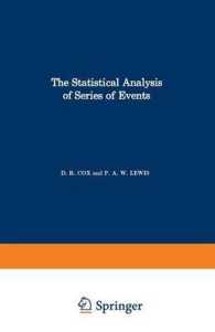 The Statistical Analysis of Series of Events (Methuen's Monographs on Applied Probability and Statistics)