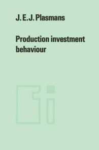 Production investment behaviour : Application to six EEC-countries (Tilburg Studies in Economics)