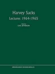 Harvey Sacks Lectures 1964-1965