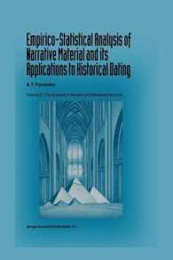 Empirico-Statistical Analysis of Narrative Material and its Applications to Historical Dating : Volume II: the Analysis of Ancient and Medieval Records