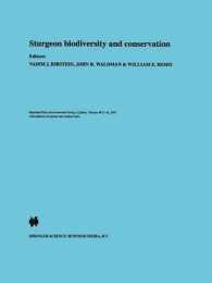 Sturgeon biodiversity and conservation (Developments in Environmental Biology of Fishes)
