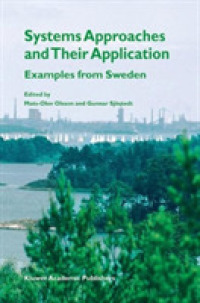 Systems Approaches and Their Application : Examples from Sweden （Reprint）