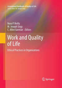 Work and Quality of Life : Ethical Practices in Organizations (International Handbooks of Quality-of-life)
