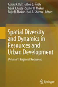 Spatial Diversity and Dynamics in Resources and Urban Development : Volume 1: Regional Resources