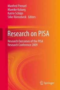 Research on PISA : Research Outcomes of the PISA Research Conference 2009 （2013）