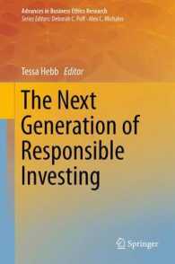 The Next Generation of Responsible Investing (Advances in Business Ethics Research) （2012）