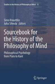 Sourcebook for the History of the Philosophy of Mind : Philosophical Psychology from Plato to Kant (Studies in the History of Philosophy of Mind)