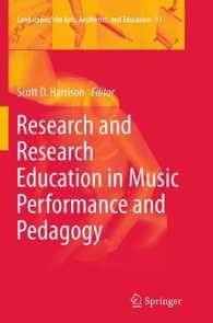 Research and Research Education in Music Performance and Pedagogy (Landscapes: the Arts, Aesthetics, and Education)