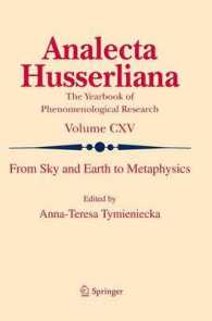 From Sky and Earth to Metaphysics (Analecta Husserliana)