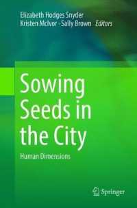 Sowing Seeds in the City : Human Dimensions