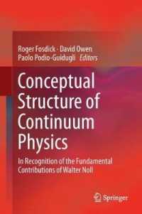 Conceptual Structure of Continuum Physics : In Recognition of the Fundamental Contributions of Walter Noll