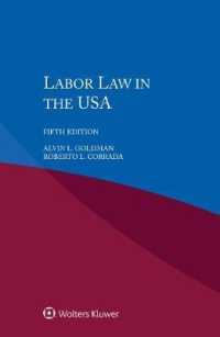 米国の労働法（第５版）<br>Labour Law in the USA （5TH）