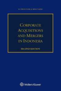 インドネシアにおけるM&A（第２版）<br>Corporate Acquisitions and Mergers in Indonesia （2ND）