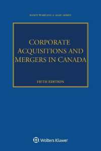 Corporate Acquisitions and Mergers in Canada （5TH）