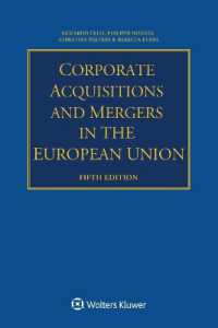 Corporate Acquisitions and Mergers in the European Union （5TH）