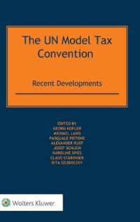 The UN Model Tax Convention : Recent Developments