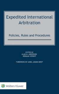 Expedited International Arbitration : Policies, Rules and Procedures