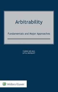 Arbitrability : Fundamentals and Major Approaches