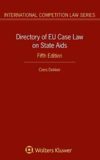 Directory of EU Case Law on State AIDS （5TH）