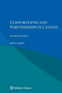 Corporations and Partnerships in Canada （4TH）
