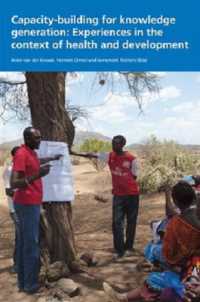 Capacity-Building for Knowledge Generation : Experiences in the Context of Health & Development