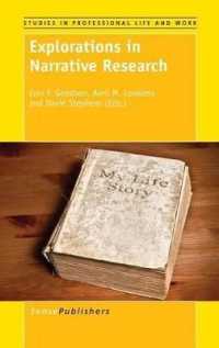 Explorations in Narrative Research (Studies in Professional Life and Work)