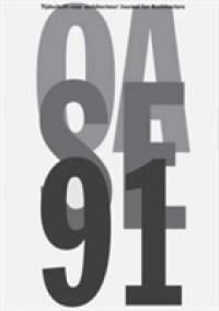 OASE 91 : Building Atmosphere / Sfeer Bouwen （Bilingual）