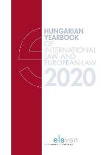 Hungarian Yearbook of International and European Law 2020 (Hungarian Yearbook of International and European Law 2020)