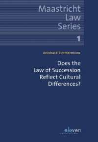 Does the Law of Succession Reflect Cultural Differences? (Maastricht Law Series)