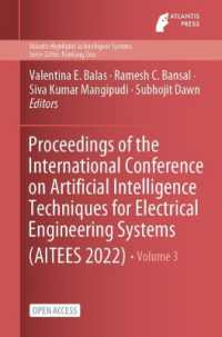 Proceedings of the International Conference on Artificial Intelligence Techniques for Electrical Engineering Systems (AITEES 2022) (Atlantis Highlights in Intelligent Systems)