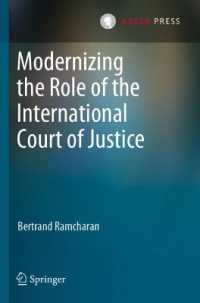 Modernizing the Role of the International Court of Justice