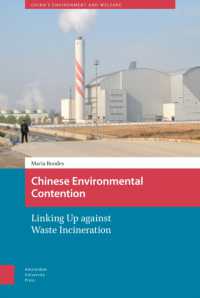 Chinese Environmental Contention : Linking Up against Waste Incineration (Environment and Society in Asia)