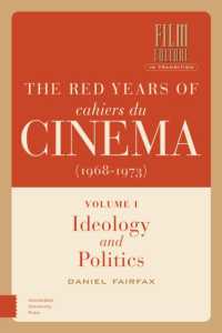 The Red Years of Cahiers du cinéma (1968-1973) (Film Culture in Transition)